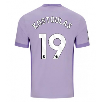 Billige Fotballdrakt Brighton Charalampos Kostoulas #19 Replika Bortedrakt 2025-26 Kortermet
